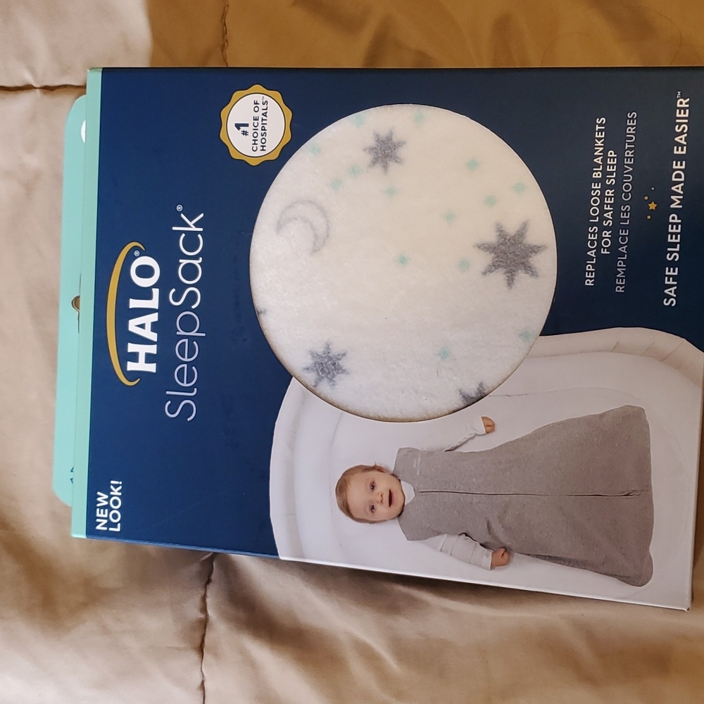 6-12 month Halo Sleepsack moon and stars